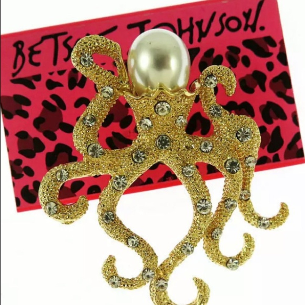 BETSEY JOHNSON~ Octopus Necklace/Pendant